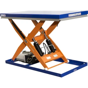 Edmolift Mesa de elevação compacta, estacionária , capacidade de carga 1500 kg, plataforma CxL 1500 x 800 mm, altura de construção 210 mm, Mesa de