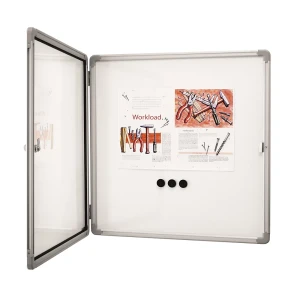 magnetoplan Vitrine SP , branco, capacidade 12 x A4, Vitrine SP, branco, capacidade 12 x A4. Superfície para escrita em branco, magnética de um lado e