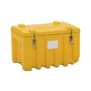 CEMO Caixa universal em polietileno , capacidade de 150 l, capacidade de carga de 100 kg, amarelo, Caixa universal em polietileno, capacidade de 150