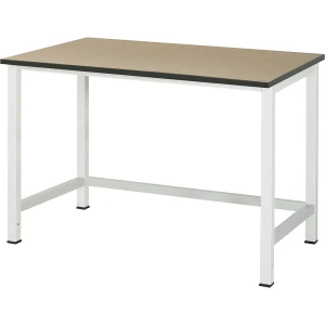 RAU Arbeitstisch für Arbeitsplatzsystem Serie 900, Höhe 825 - 1025 mm, MDF-Platte, Breite 1250 mm