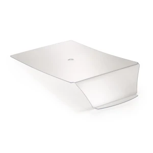 Staubdeckel für Sichtlagerkästen, VE 10 Stk, für Innen-LxB 122 x 79 mm kaiserkraft