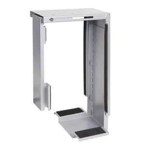 Dataflex Suporte para CPU TOP GRIP , montagem fixa, prateado, Suporte para CPU TOP GRIP, montagem fixa, prateado. Para praticamente todos os