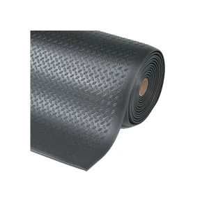 NOTRAX Arbeitsplatzmatte, Diamond Sof-Tredâ„¢, Breite 1220 mm, pro lfd. m, schwarz