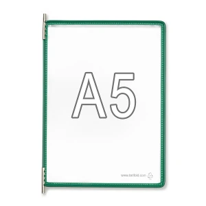 Tarifold Klarsichttafel, VE 10 Stk, für DIN A5, grün