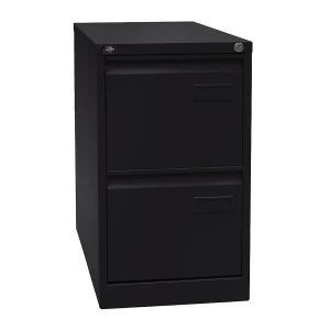 BISLEY Hängeregistraturschrank LIGHT, 1-bahnig, 2 Schübe, DIN A4, schwarz