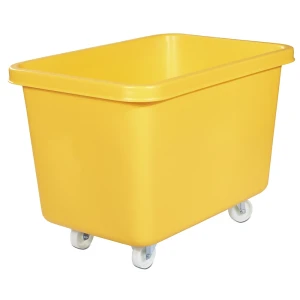 kaiserkraft Recipientes retangulares em polietileno, móvel, capacidade de 227 l, amarelo, a partir de 5 unid., Recipientes retangulares em