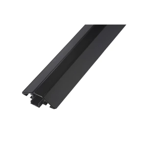 EHA Kabelbrücke aus Aluminium, LxBxH 2000 x 80 x 20 mm, schwarz, VE 4 Stk