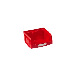 Sichtlagerkasten aus Polyethylen, LxBxH 90 x 105 x 54 mm, rot, VE 50 Stk kaiserkraft