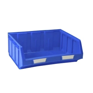 Sichtlagerkasten aus Polyethylen, LxBxH 344 x 408 x 164 mm, blau, VE 8 Stk kaiserkraft
