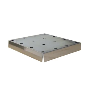 asecos Lochblechabdeckung für Bodenauffangwanne, BxTxH 409 x 474 x 107 mm, Edelstahl