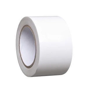 Moravia Bodenmarkierungsband aus Vinyl, einfarbig, Breite 75 mm, weiß, VE 16 Rollen
