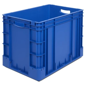 kaiserkraft Recipiente industrial, volume 80 l, CxLxA 600 x 400 x 420 mm, embalagem de 2 unid., azul, Recipiente industrial, volume 80 l, CxLxA 600 x