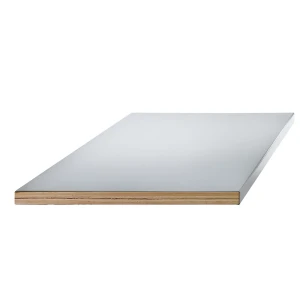 LISTA Arbeitsplatte für Werkbänke im Baukastensystem, Stahlblechbelag auf Multiplexmittellage, BxT 2000 x 750 mm, Stärke 50 mm
