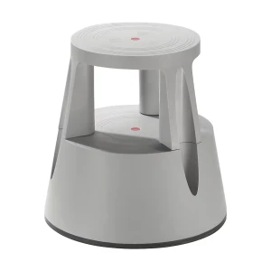 Twinco Rollhocker aus bruchsicherem Kunststoff, Tragfähigkeit 150 kg, grau, ab 10 Stk