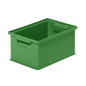 kaiserkraft Caixa de transporte empilhável, CxLxA 310 x 210 x 145 mm, cor verde, embalagem com 20 unidades, Caixa de transporte empilhável, CxLxA 310