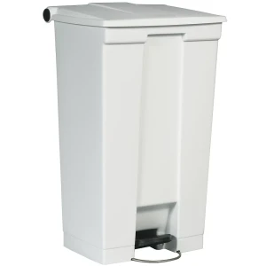 Rubbermaid Balde do lixo com pedal, indústria , em polietileno, capacidade 87 l, branco, a partir de 5 unid., Balde do lixo com pedal, indústria, em