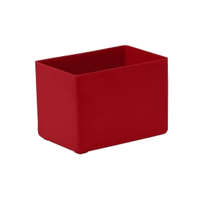 Einsatzkasten, Höhe 54 mm, rot, LxB 80 x 53 mm, VE 50 Stk kaiserkraft