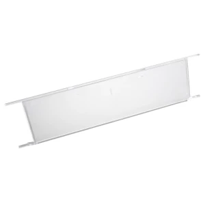 kaiserkraft Placa transparente, para caixa de armazenagem à vista, embalagem com 10 unidades, para capacidade de 2,6 l, Placa transparente, para caixa