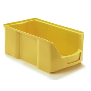 FUTURA-Sichtlagerkasten aus Polyethylen, LxBxH 360 x 208 x 147 mm, VE 12 Stk, gelb kaiserkraft