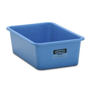 CEMO Recipientes grandes em plástico reforçado a fibra de vidro , capacidade 100 l, CxLxA 872 x 571 x 284 mm, azul, Recipientes grandes em plástico