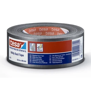 Gewebeband, tesa® PRO 74613 DUCT TAPE, VE 24 Rollen, silber, Bandbreite 50 mm