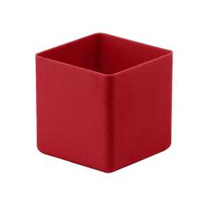 Einsatzkasten, Höhe 70 mm, rot, LxB 74 x 74 mm, VE 50 Stk kaiserkraft