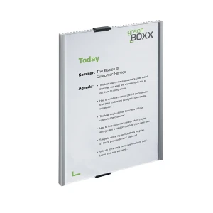 DURABLE Türschild, Rippenoptik mit Acrylplatte, mit Kartoneinlage, BxH 210 x 297 mm, VE 2 Stk
