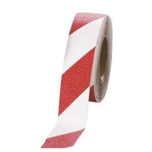 COBA Antirutsch-Band, selbstklebend, Breite 50 mm, rot/weiß, Rolle, ab 3 Stk