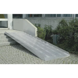 kaiserkraft Rampa para escadas, antiderrapante, capacidade de carga 400 kg, CxL 4480 x 1215 mm, Rampa para escadas, antiderrapante, capacidade de