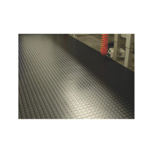Naturkautschukmatte mit Nitrilanteil COBAdot, pro lfd. m, Breite 1200 mm, Mattenstärke 4,5 mm, schwarz
