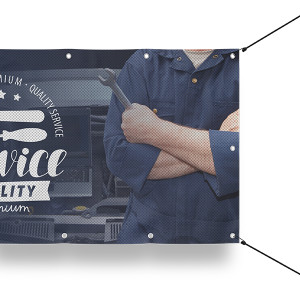 Pixartprinting Bâche Publicitaire Anti-vent Personnalisée