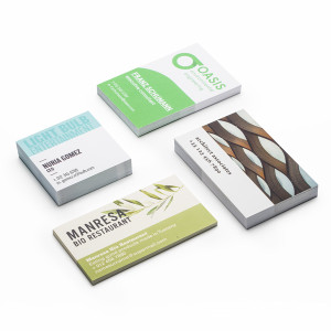 Pixartprinting Cartes de Visite - Papier couché 300g - Impression recto/verso en quadrichromie