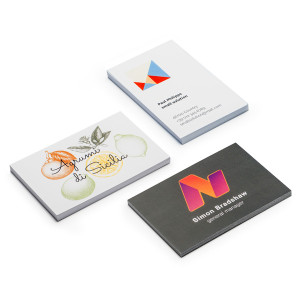 Pixartprinting Cartes de Visite - Papier couché 300g - Impression recto/verso en quadrichromie