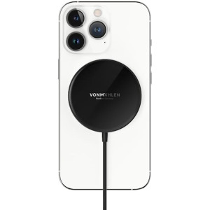 Aura Mini - The Magnetic Wireless Charging Pad, Black
