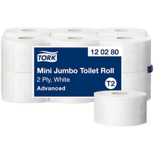 Toalettpapper TORK Jumbo Advanced T2 170m/rl 12/FP