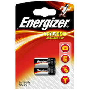 Batteri Energizer Alkaline LR1/E90, 2/fp