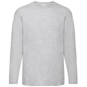 T-shirt LÃ¥ngÃ¤rmad FRUIT grÃ¥melange 4XL