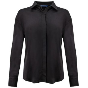 Stretchskjorta CB Hedley dam svart XS