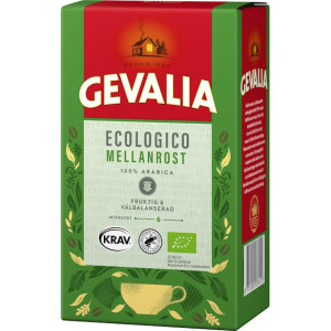 Kaffe GEVALIA Ecologico KRAV &amp; UTZ mellanrost 425g