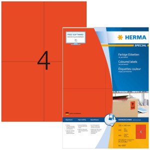 Herma etikett Special 105x148 rÃ¶d (400)