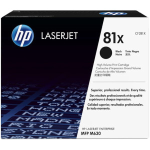 Toner HP CF281X 81X Svart