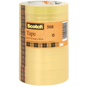 Kontorstejp Scotch 508 Standard STOR, 15mm x 66m, 10rl 10rl