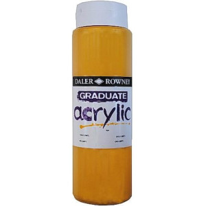 AkrylfÃ¤rg Guld 500 ml DALER-ROWNEY