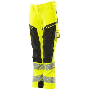 Varselbyxor dam kl 2 stretch gu/sv 76c56