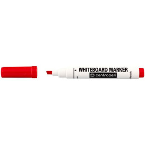 Whiteboardpenna CENTROPEN skuren rÃ¶d 10st