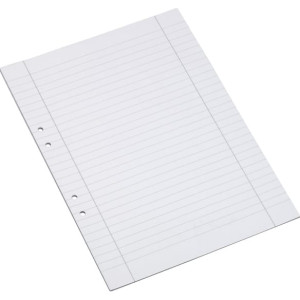 LÃ¶sblad A4 linjerat 500/fp