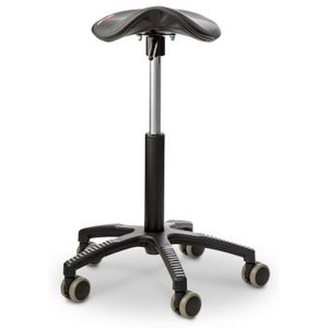 Sadelstol GET UP SADDLE konstlÃ¤der svart