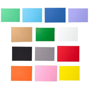 Dekorationskartong Svart, 46x64cm, 10st 10st
