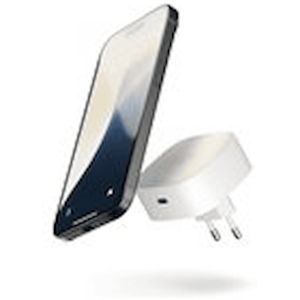 ZENS - TrÃ¥dlÃ¶st laddningsstativ/nÃ¤tadapter - 18 Watt (USB-C)