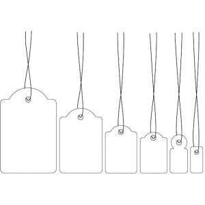 Herma hÃ¤ngetikett m/snÃ¶re 32x50 (1000)